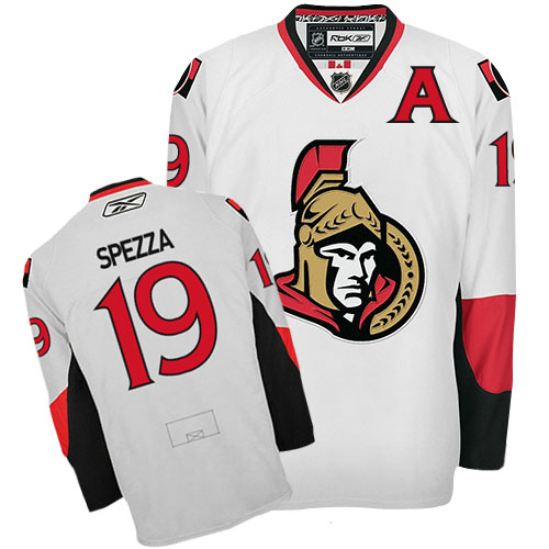 Branded Ottawa Senators 19 Jason Spezza White NHL Hockey Jersey
